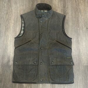 Men’ Polo Ralph Lauren Waxed Cotton Vest (S) - Green
